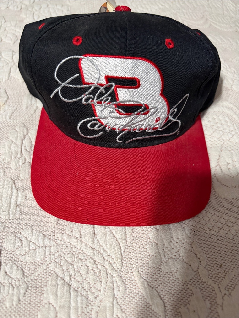 NWT VINTAGE Dale Earnhardt baseball cap #3 gift NASCAR classic
